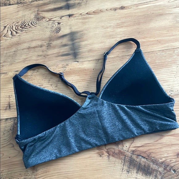 Adore Me Black/Grey T-Shirt Bra racer back with Molded Cups - Picture 4 of 6